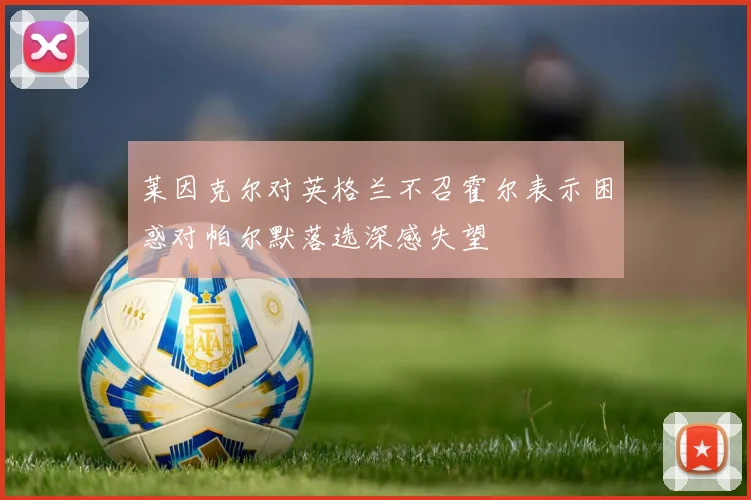 莱因克尔对英格兰不召霍尔表示困惑对帕尔默落选深感失望